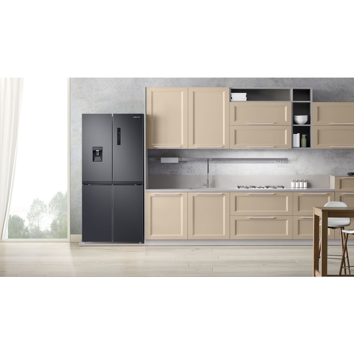 Réfrigérateur multi portes RF48A401EB4 noir, SAMSUNG