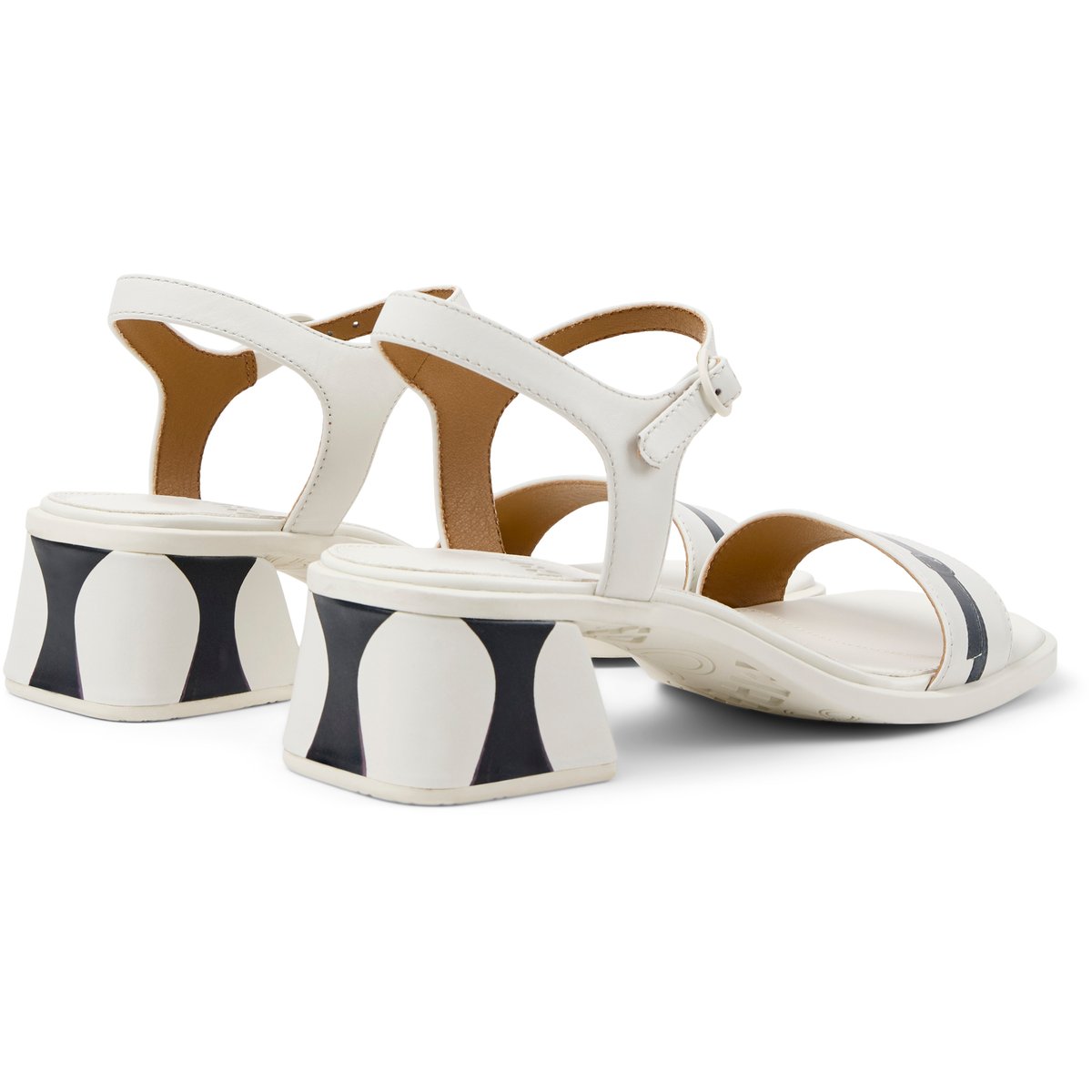 Sandales Cuir daim KORA SANDAL blanc naturel, CAMPER
