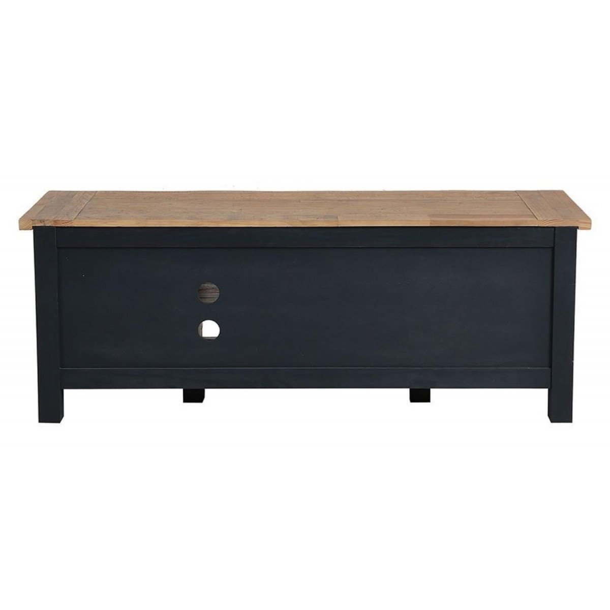 Meuble tv avec rangements - RIVAGES noir, INTERIOR'S