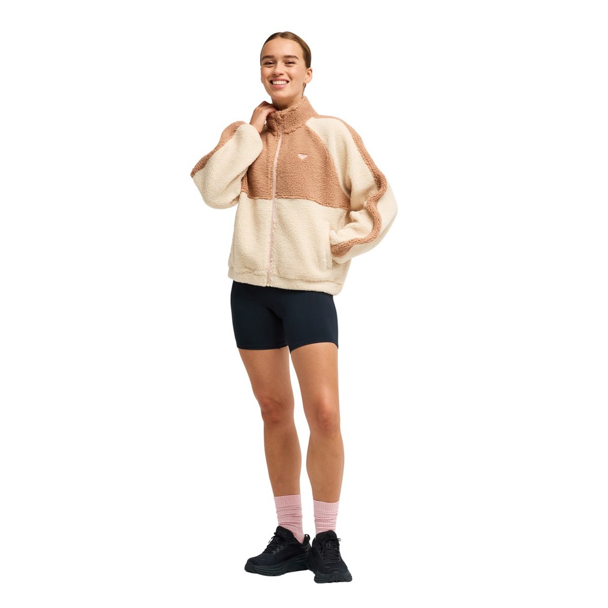 Polaire de sport BOUNDLESS SPIRIT SOLID. beige biscotti, ROXY