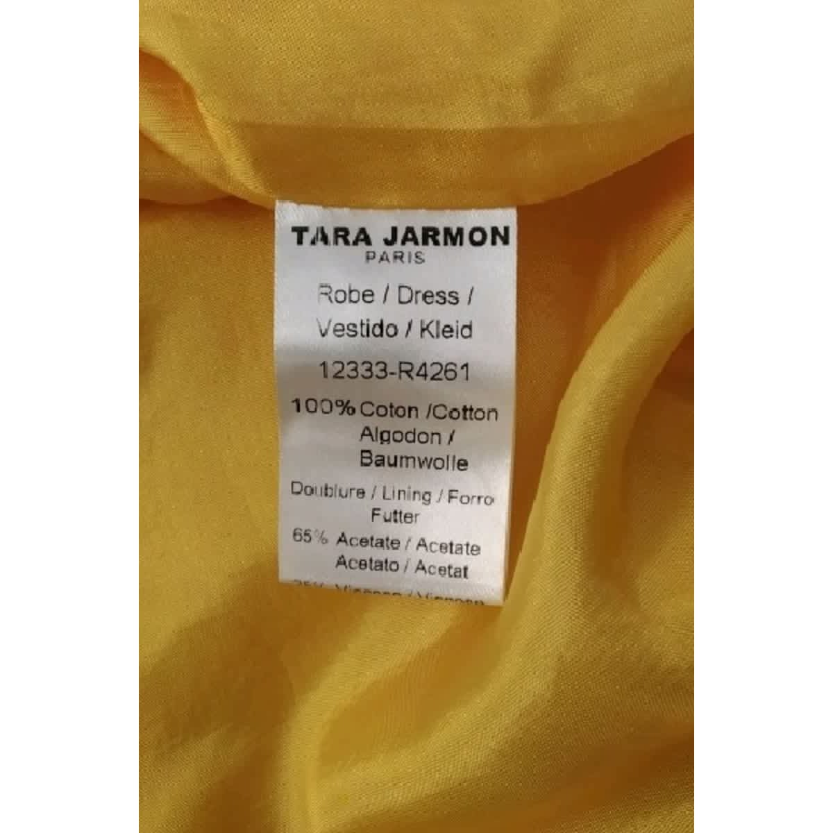 Robe - Très Bon État jaune, TARA JARMON