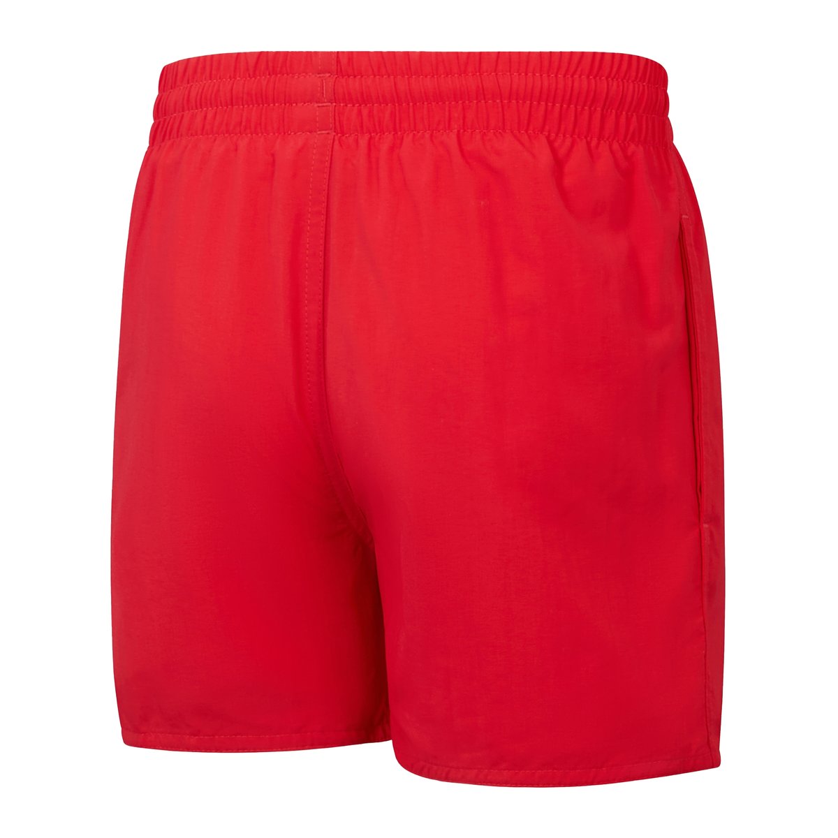 Short de bain à taille élastiquée motif/style logo ESSENTIALS rouge, SPEEDO