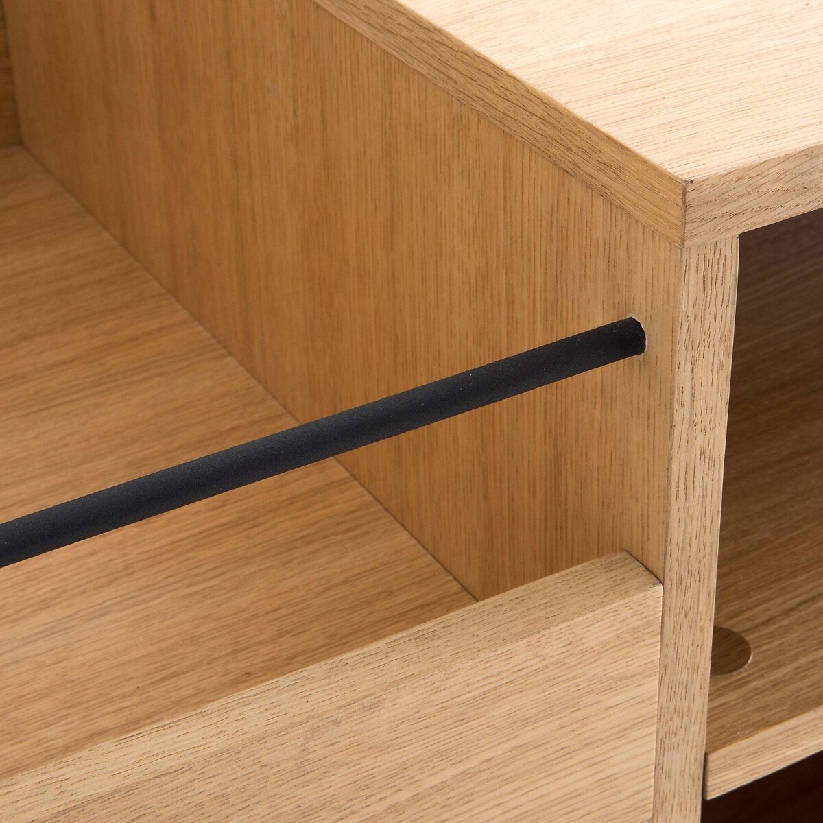 Mueble de vinilo chapado en roble, Compo roble, LA REDOUTE INTERIEURS