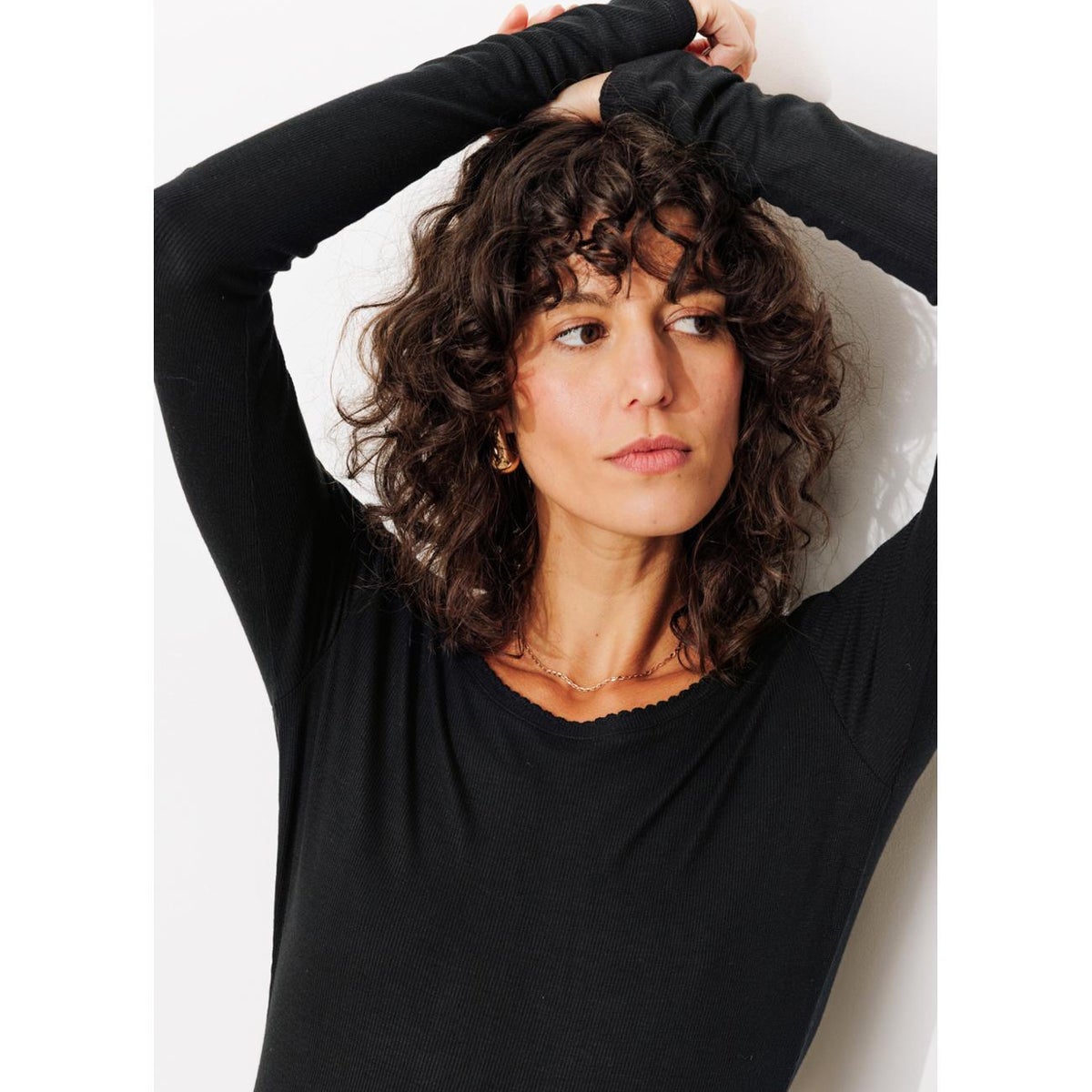 T-shirt thermique noir, PROMOD