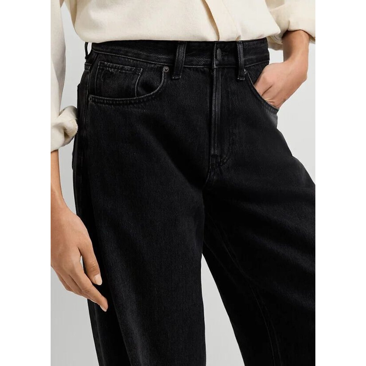 Jean balloon BOW black washed, PEPE JEANS