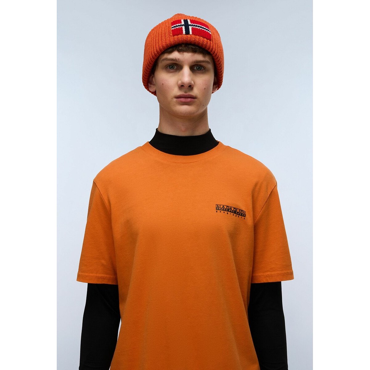 T-shirt manches courtes Fiemme orange, NAPAPIJRI