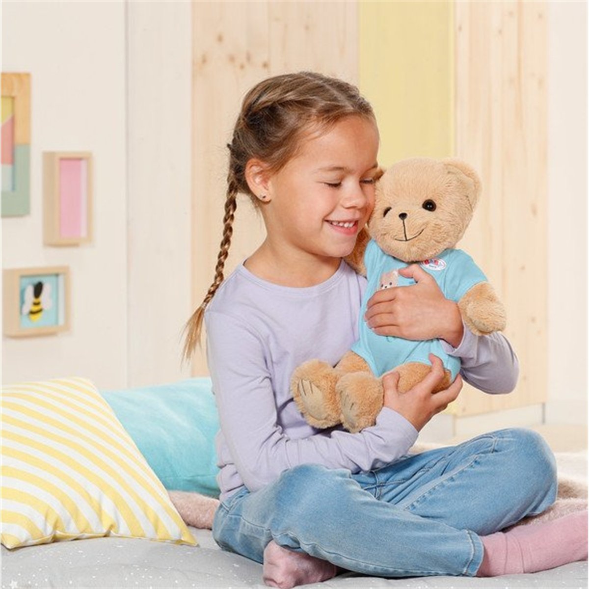 Baby born Ours en peluche bleu 36 cm multicolore, ZAPF CREATION