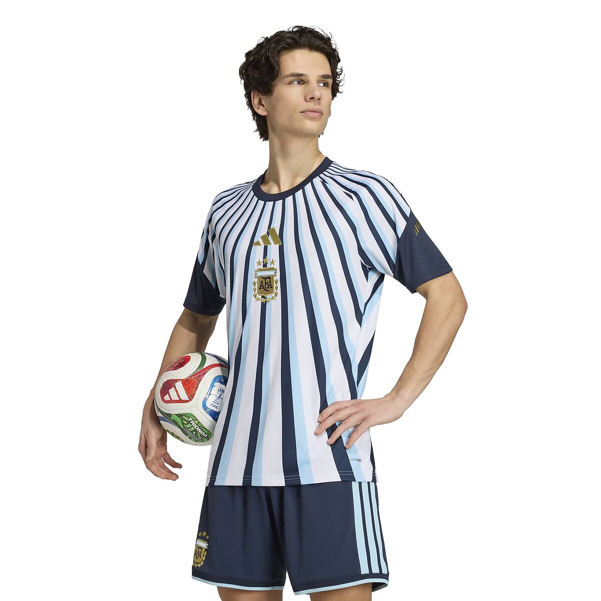 Preshirt Home Argentine, Coupe du monde 2026 blanc, adidas Performance