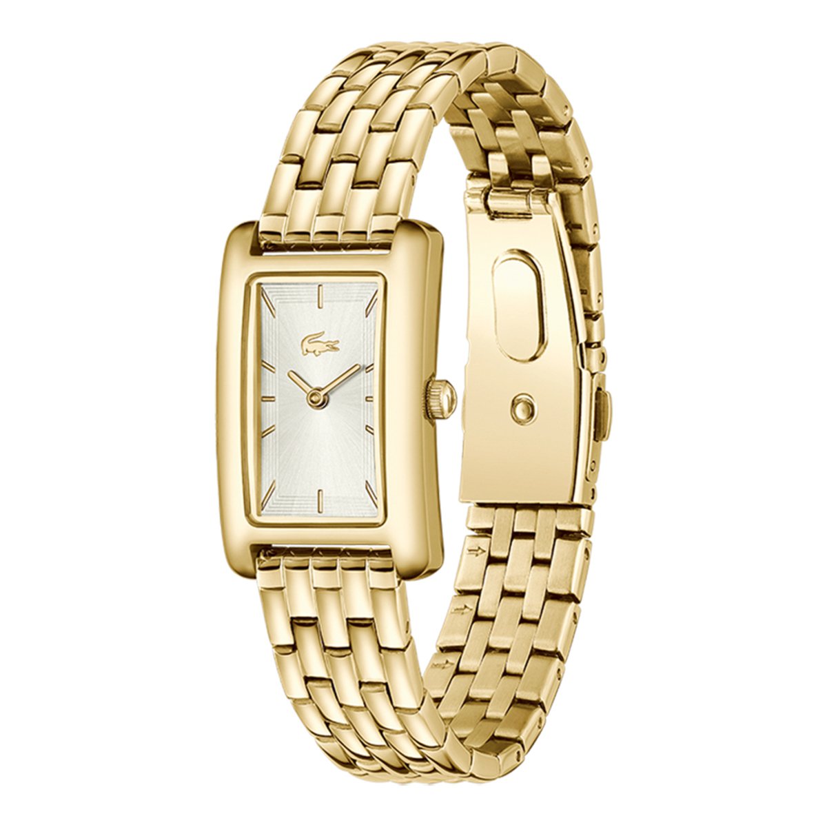 Montre Analogique CROISETTE doré blanc doré, LACOSTE
