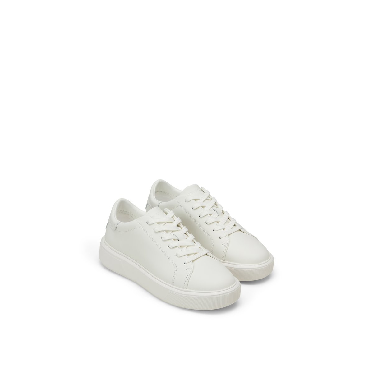 Baskets Modèle Kaira en cuir de vache noble blanc, MARC O'POLO