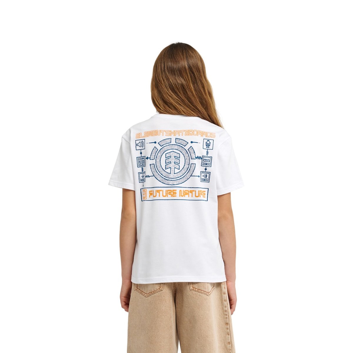 T-Shirt à manches courtes INNER WORKINGS blanc optic white, ELEMENT