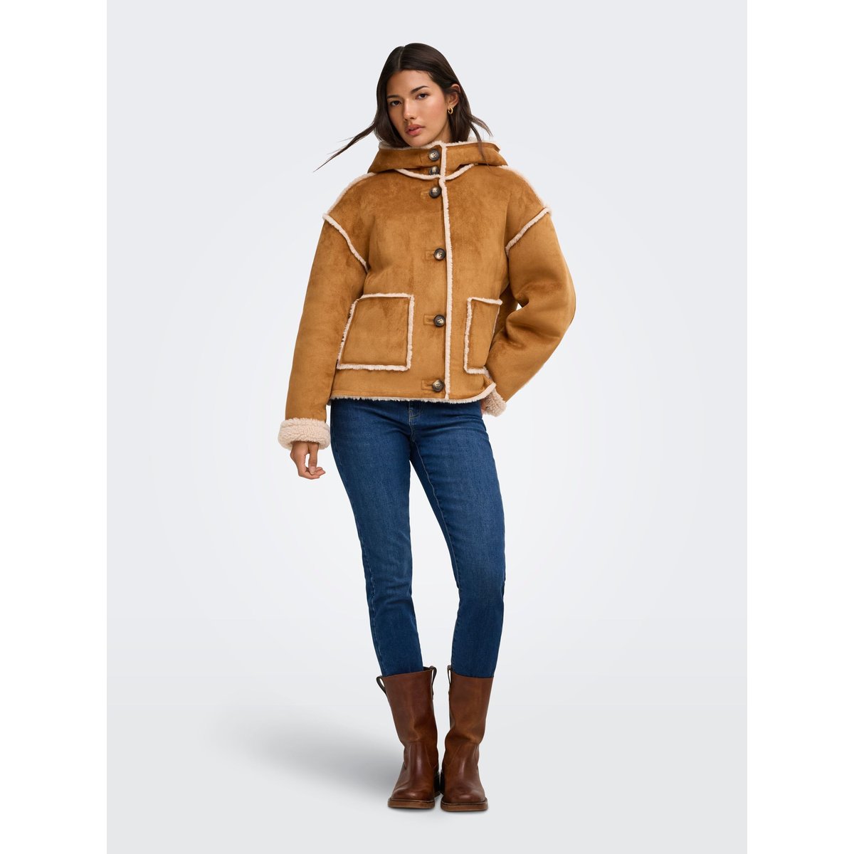 Veste marron - meerkat 1, ONLY