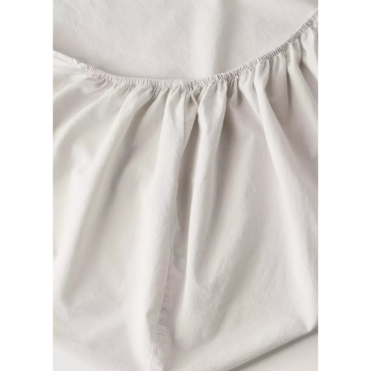 Drap-housse coton lavé lit 180 sable, MANGO HOME