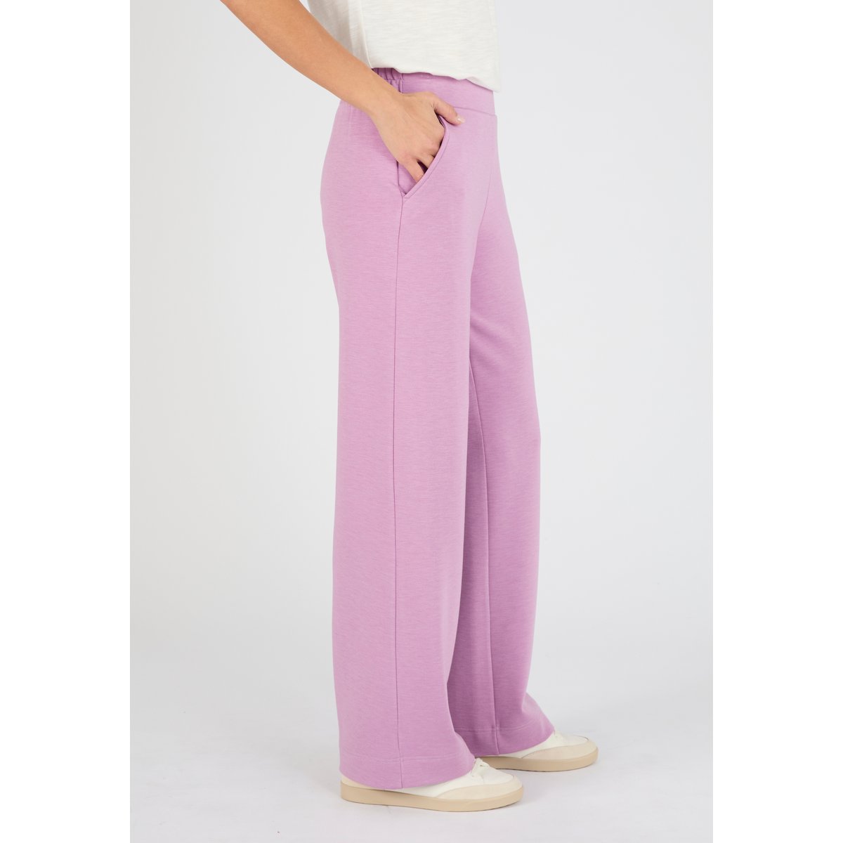 Pantalon large Thermolactyl rose parme, DAMART