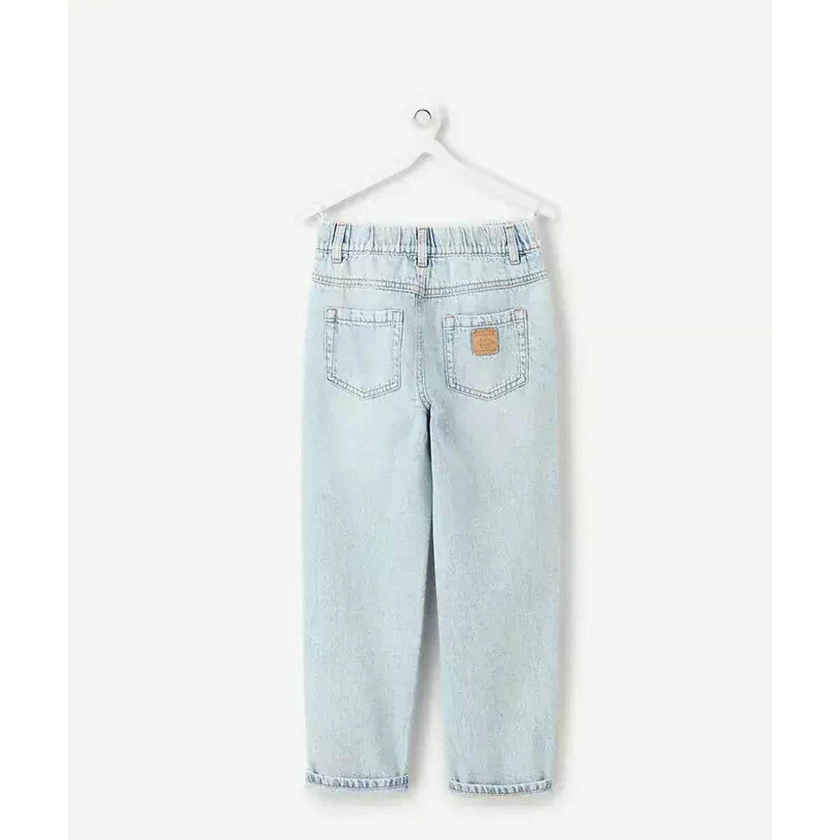 Jean forme relax bleu denim, TAPE A L'OEIL