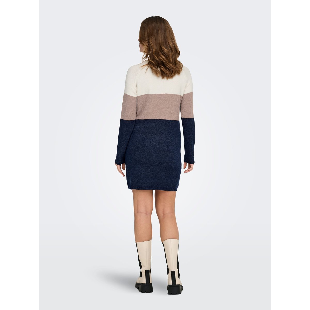 Robe En Maille whitecap gray, ONLY