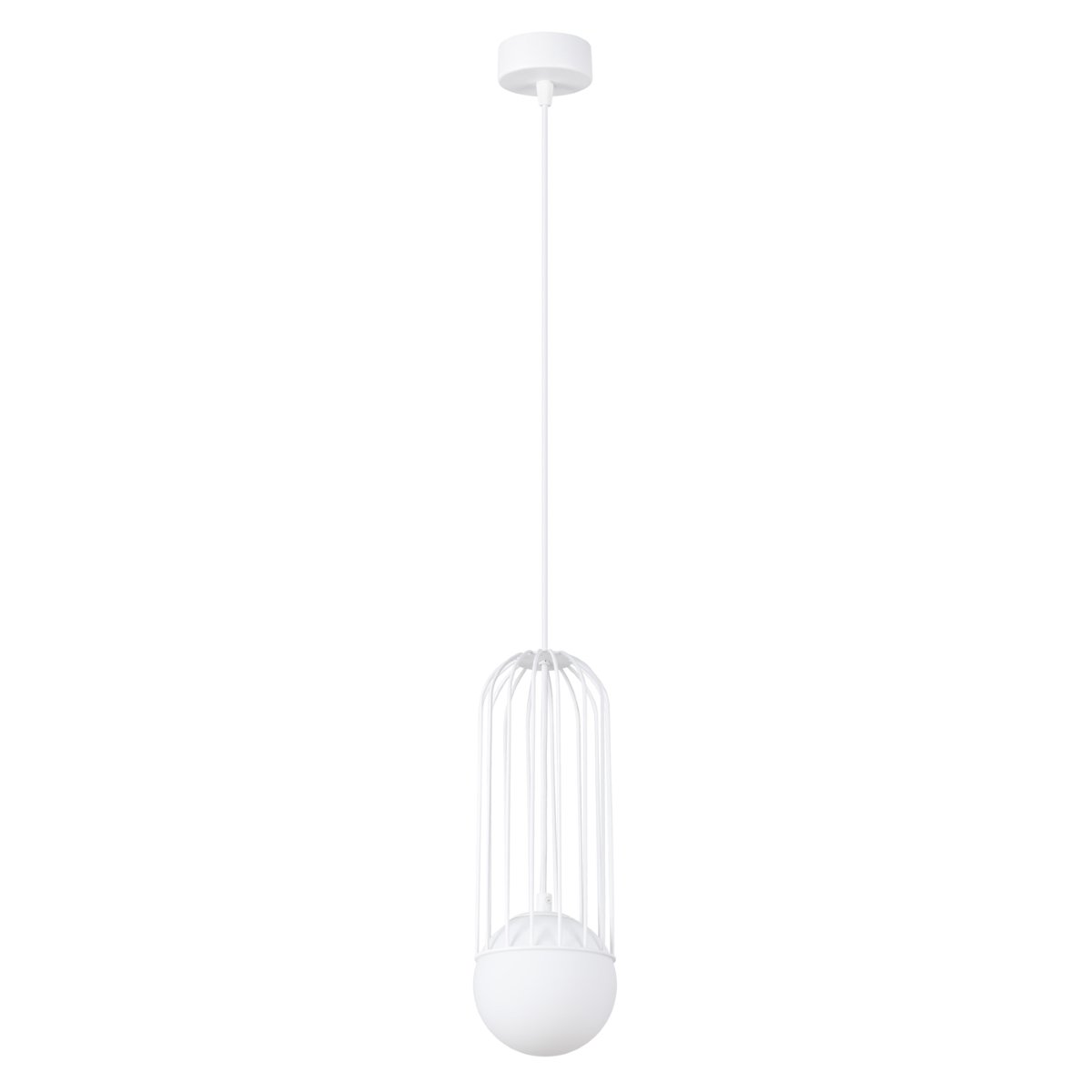Suspension Acier Blanc G9 1 Brina blanc, EDEN