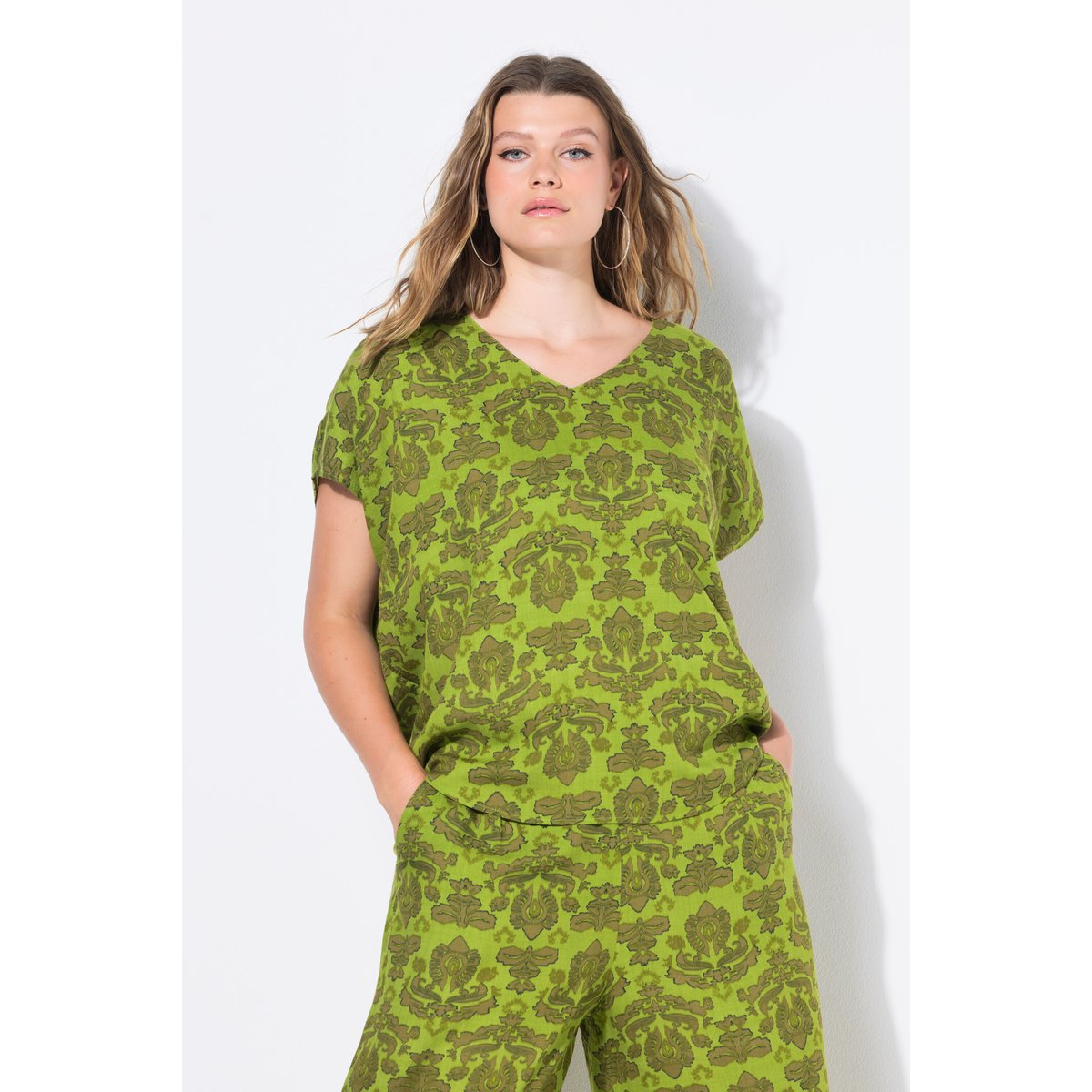 Blouse oversize. Imprimé cachemire petit pois, STUDIO UNTOLD