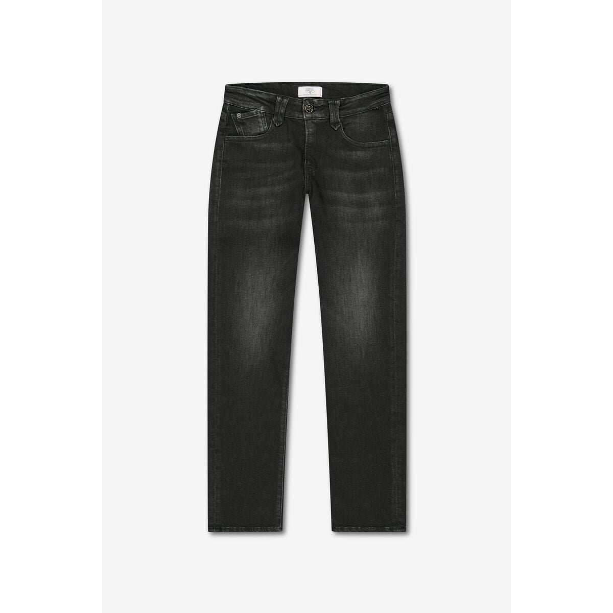 Jeans droite , longueur 34 black / black, LE TEMPS DES CERISES