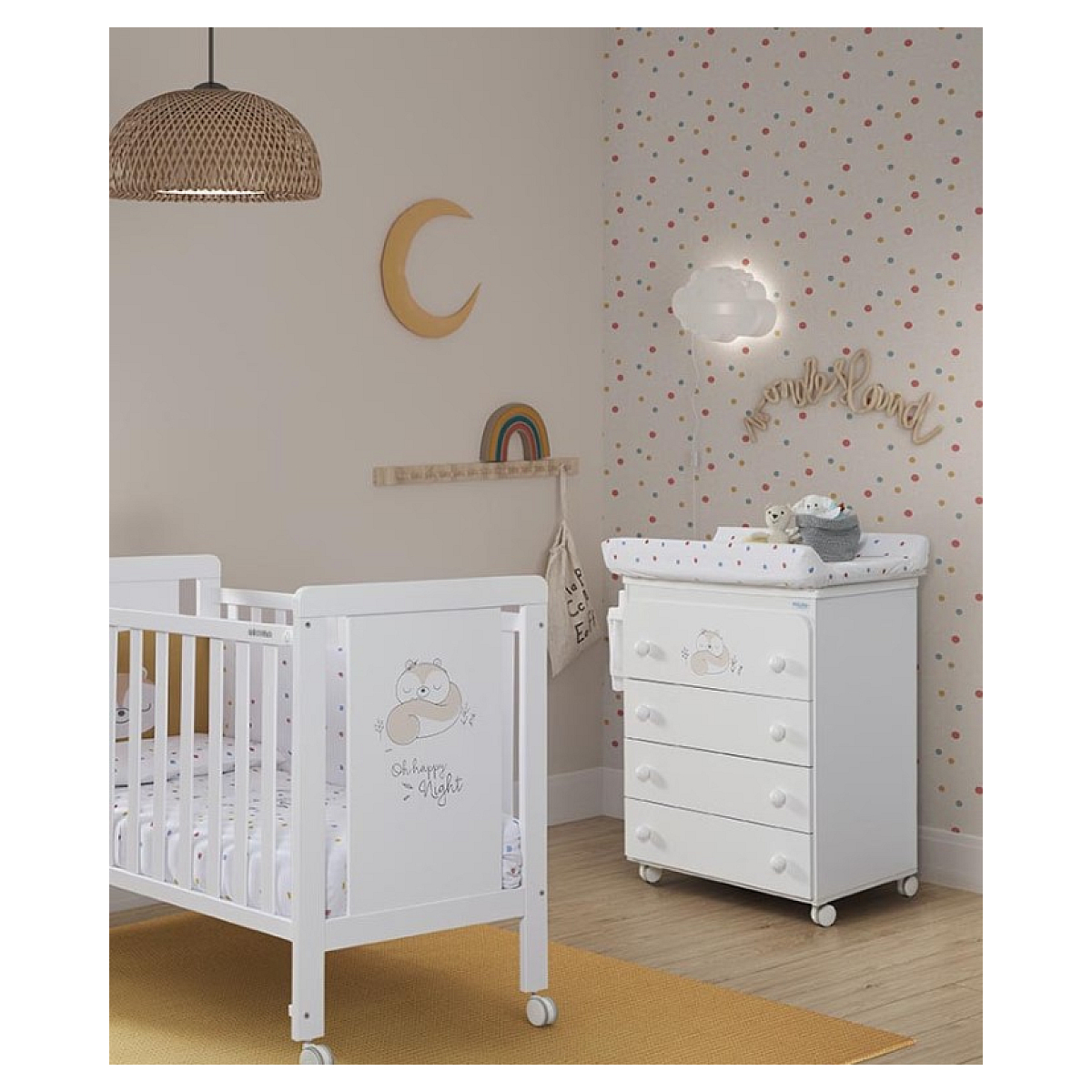 Meuble à langer Happy Blanc Poids Beige non communiqué, MICUNA