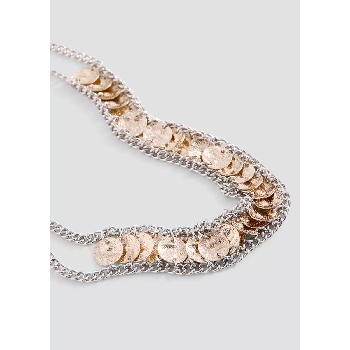 Collier chaîne perles or, MANGO TEEN