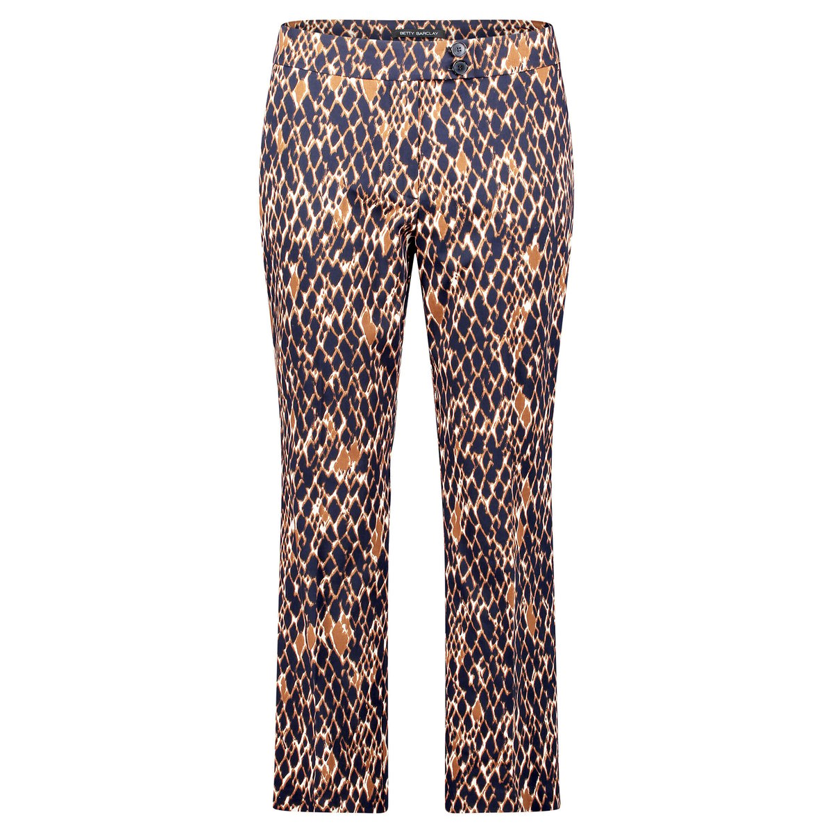 Pantalon business à plis repassés dark blue/brown, BETTY BARCLAY