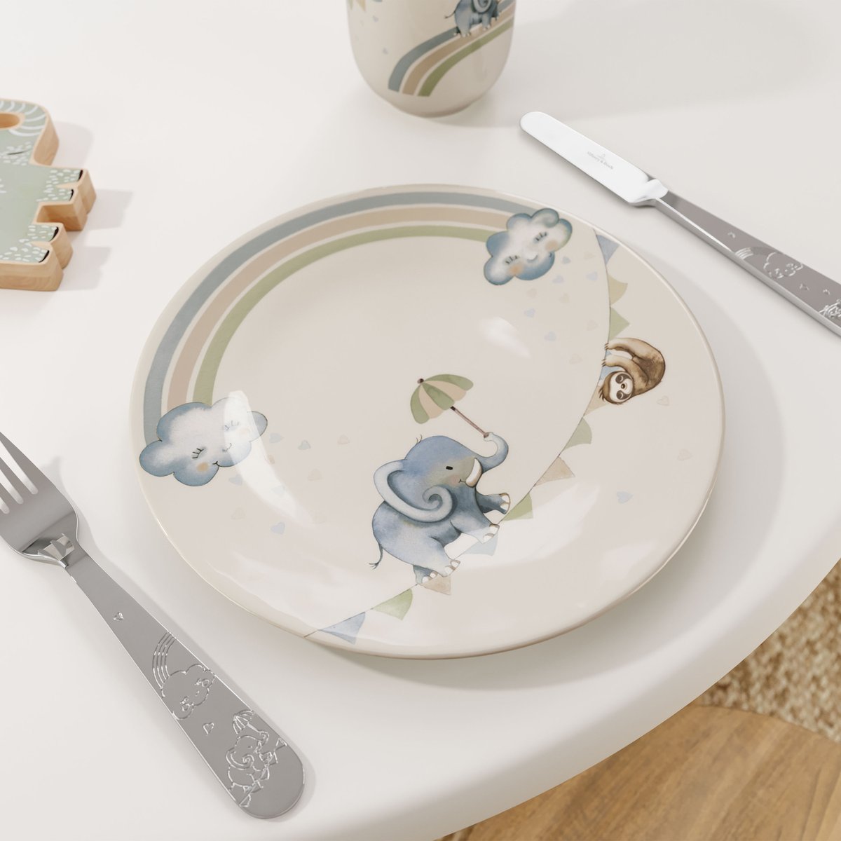 Assiette Pour Enfant BOHO KIDS couleur unique, VILLEROY & BOCH