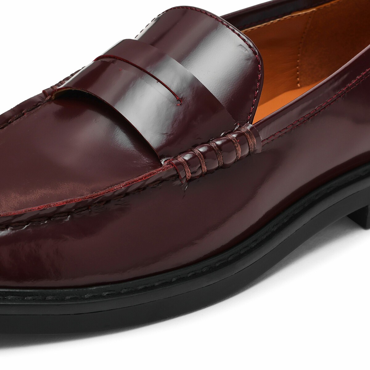 Adison Leather Loafers burgundy, STEVE MADDEN