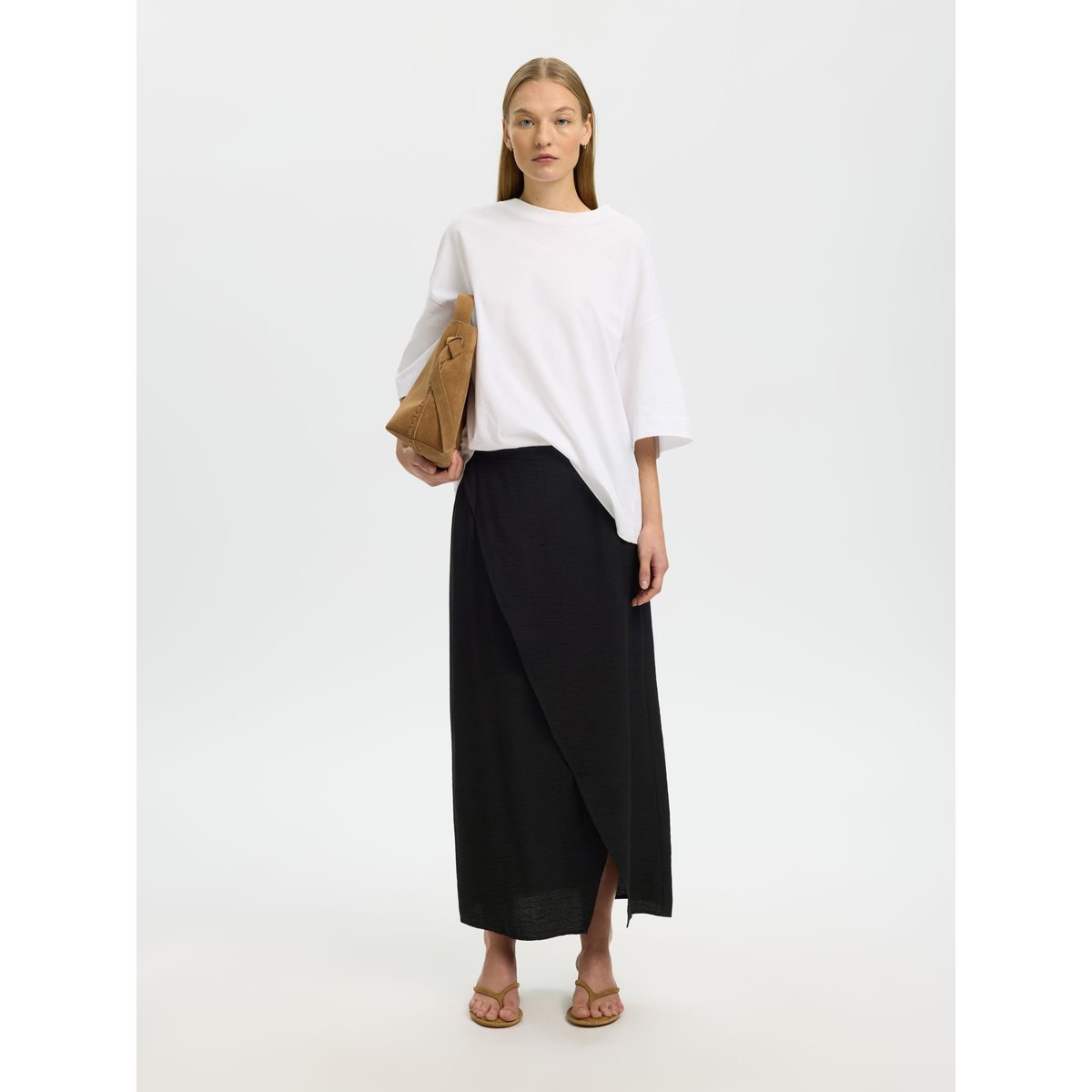 Jupe Portefeuille black, SELECTED