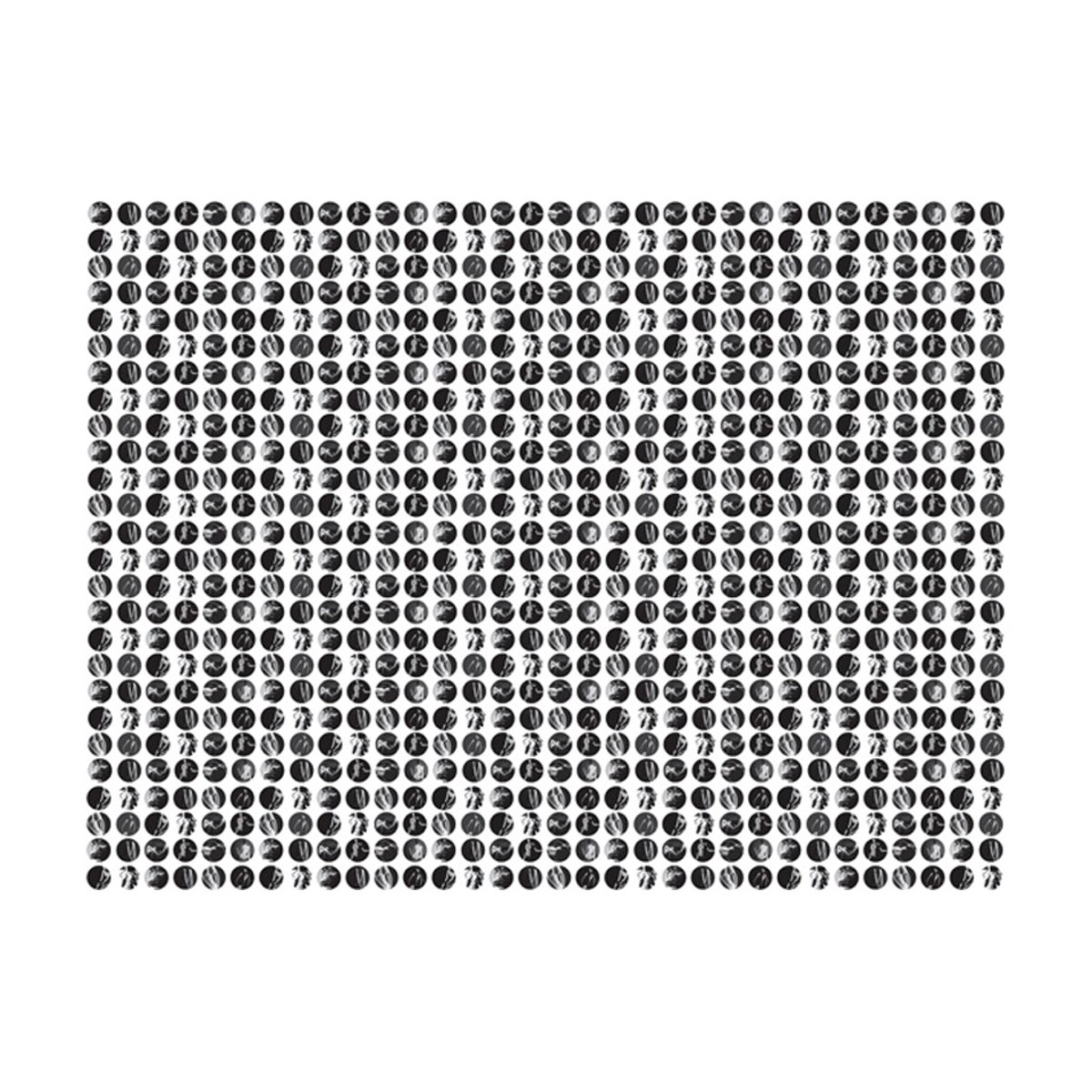 Papier peint intissé panoramique Des millions de planètes noir, EDEN