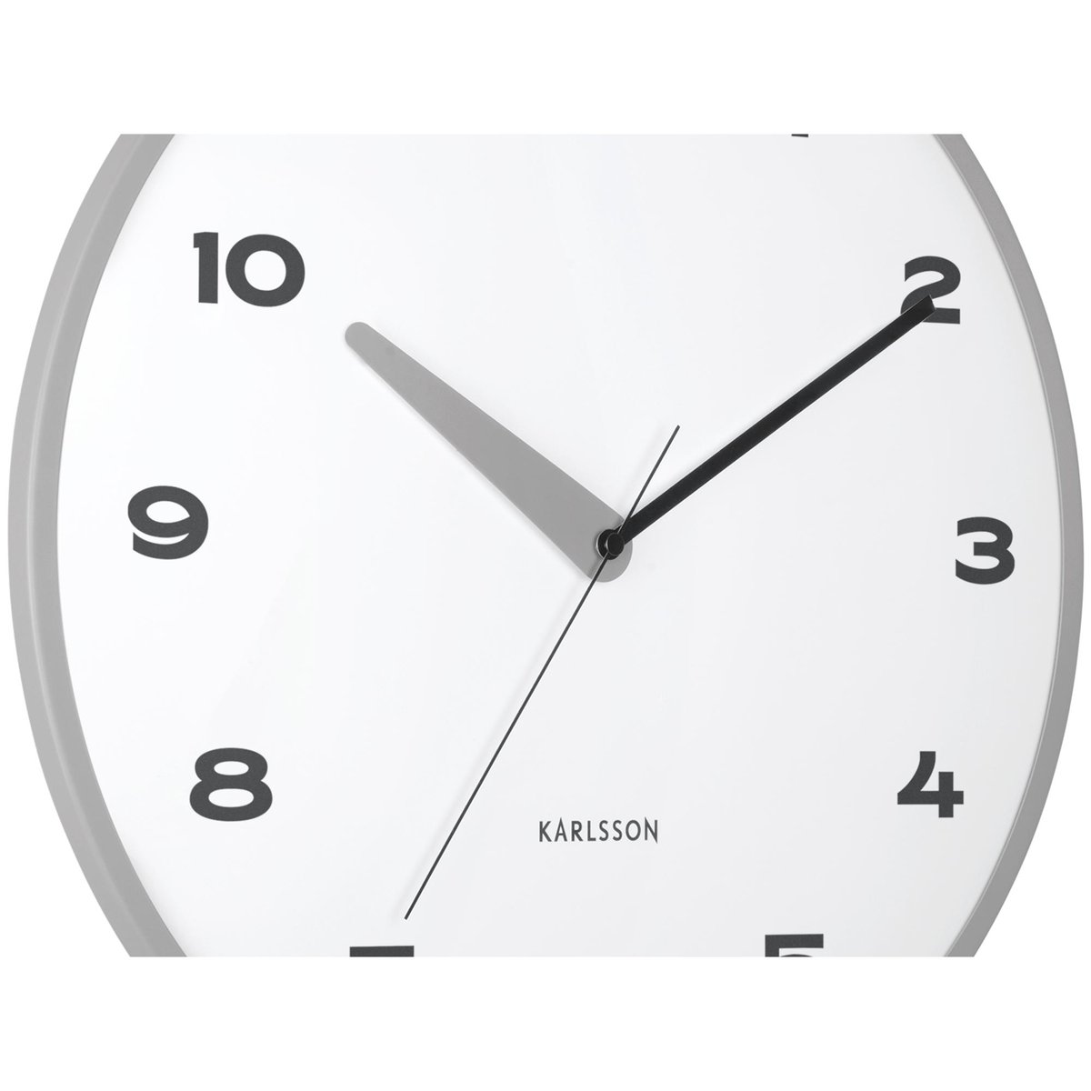Horloge Murale Le fer BRISK DOME gris foncé, KARLSSON
