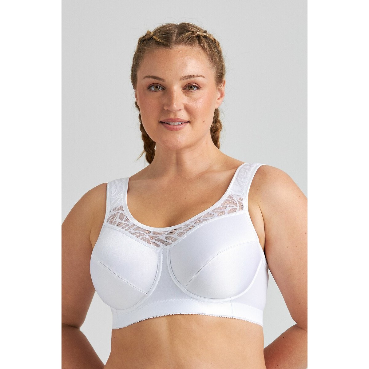 Soutien-gorge avec armatures Cotton Simple blanc, MISS MARY OF SWEDEN