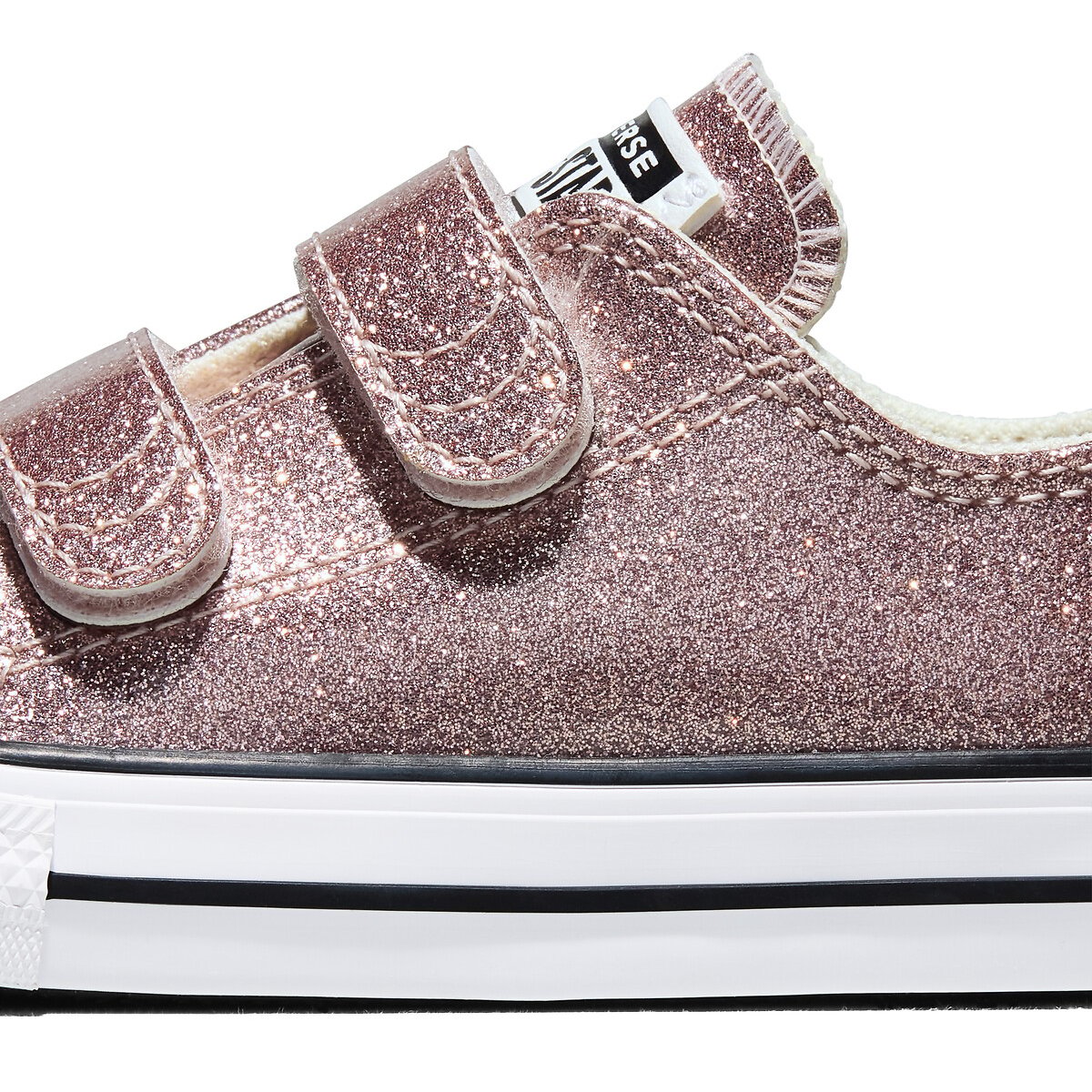 Baskets CHUCK TAYLOR ALL STAR 2V OX SHINY SHINE parme métallisé, CONVERSE