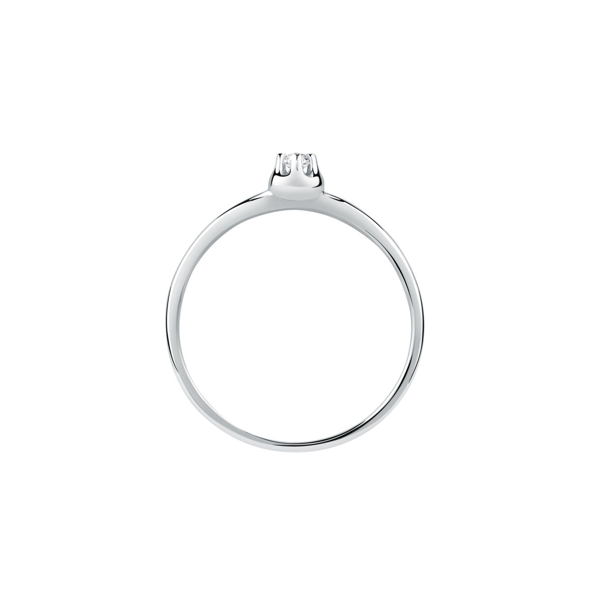 Bague en or blanc 375 B-CLASSIC argent, BLUESPIRIT