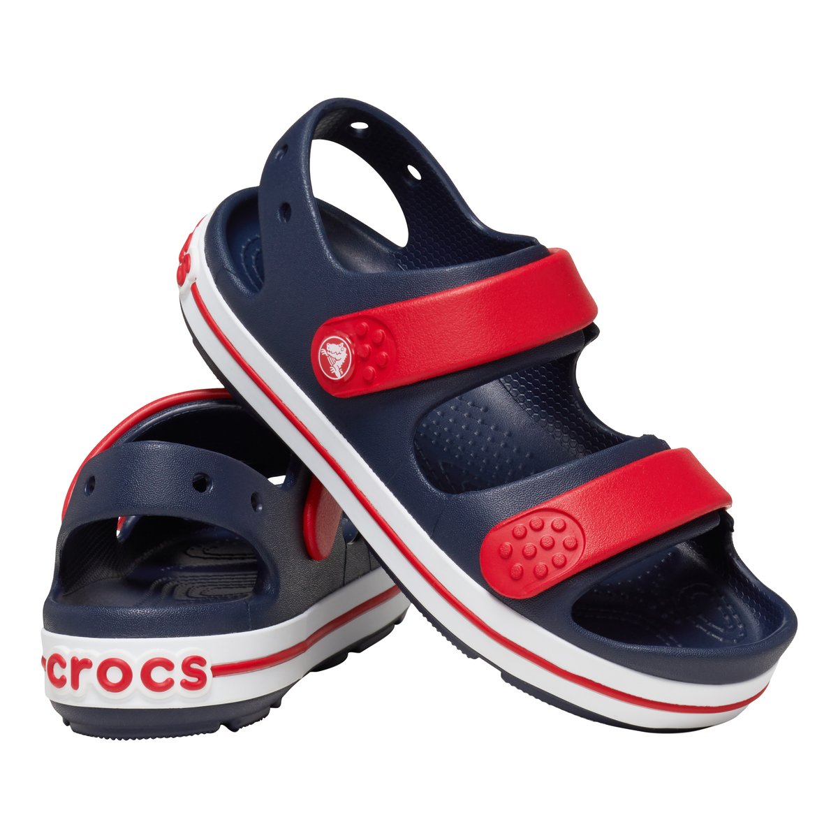 Sandales à Scratch Croband Cruiser navy-rouge, CROCS