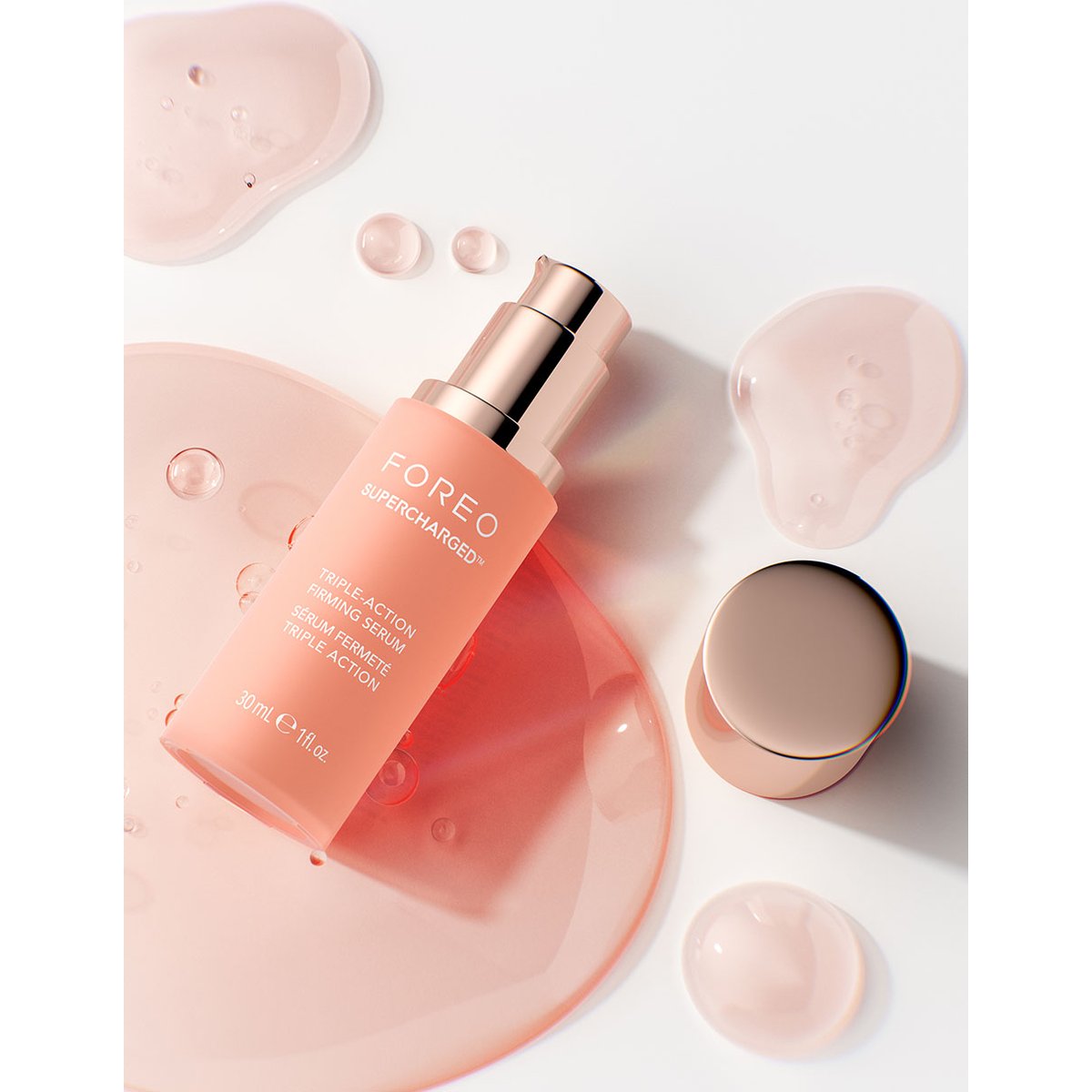 Sérum raffermissant triple action SUPERCHARGED™ couleur unique, FOREO