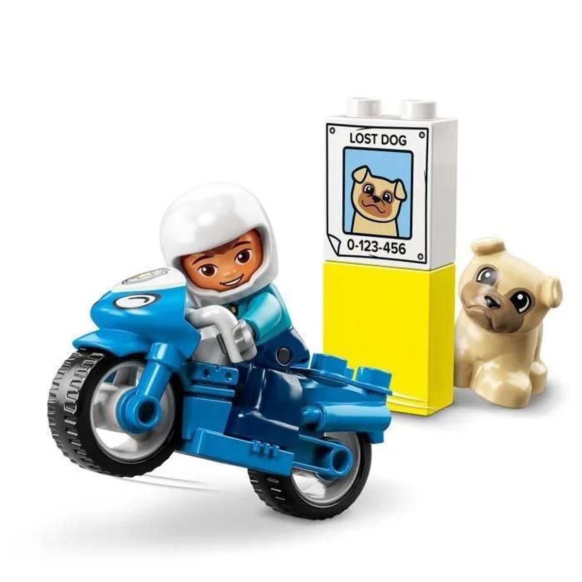 LEGO DUPLO - Moto de Police avec Personnages et Accessoires - 10967 multicolore, LEGO