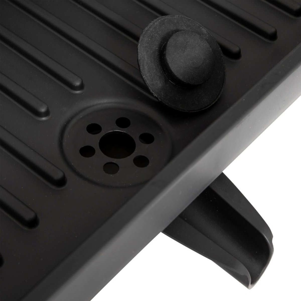 égouttoir à Vaisselle 1 Niveau Extensible Noir noir, ATMOSPHERA