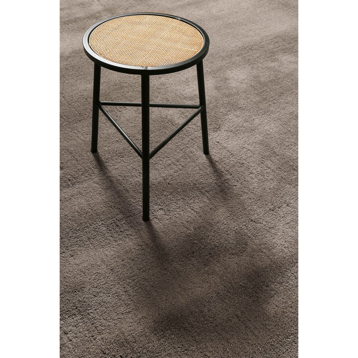 Tapis tufté en laine , CAMPINO taupe, HOMIE LIVING
