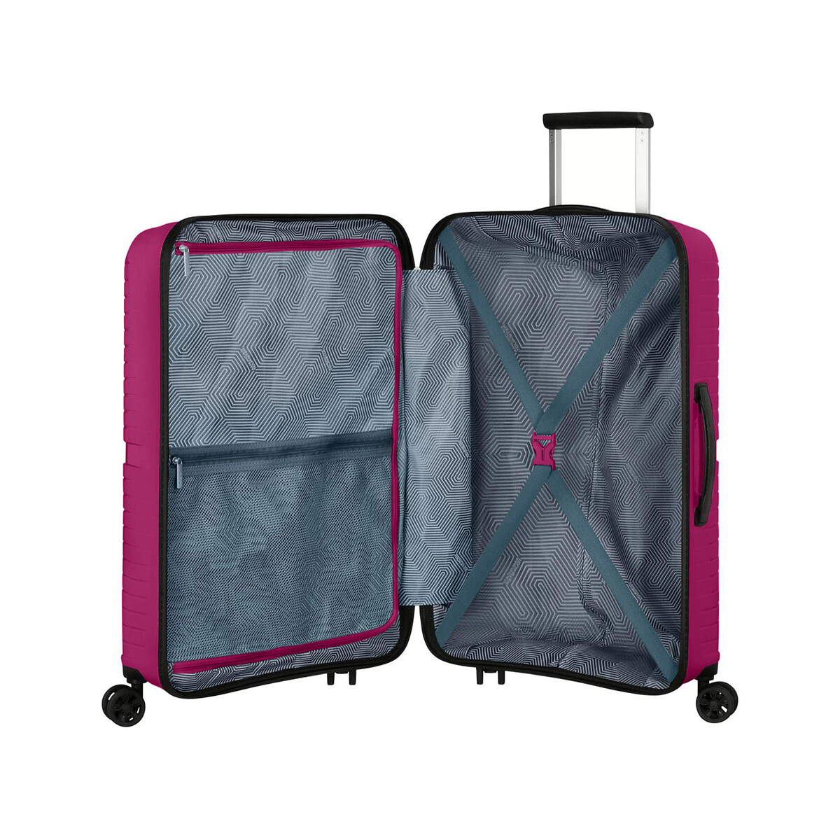 AIRCONIC Mala de Viagem Média, 67cm, 4 Rodas, da AMERICAN TOURISTER</di violeta, AMERICAN TOURISTER