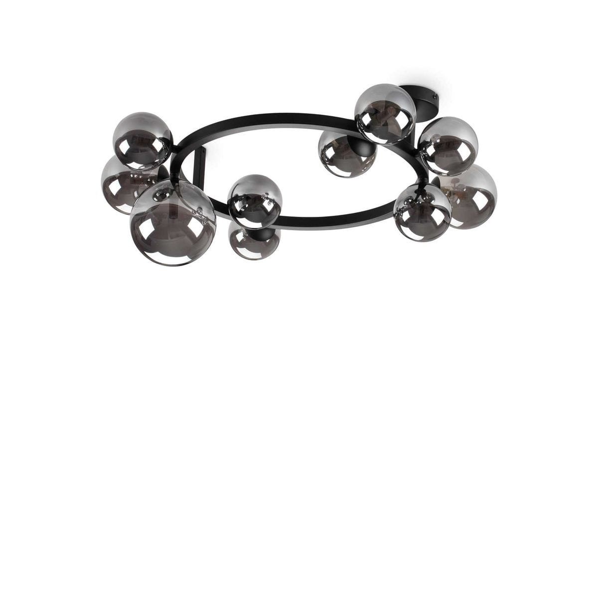 Plafonnier    PERLAGE gris, IDEAL LUX