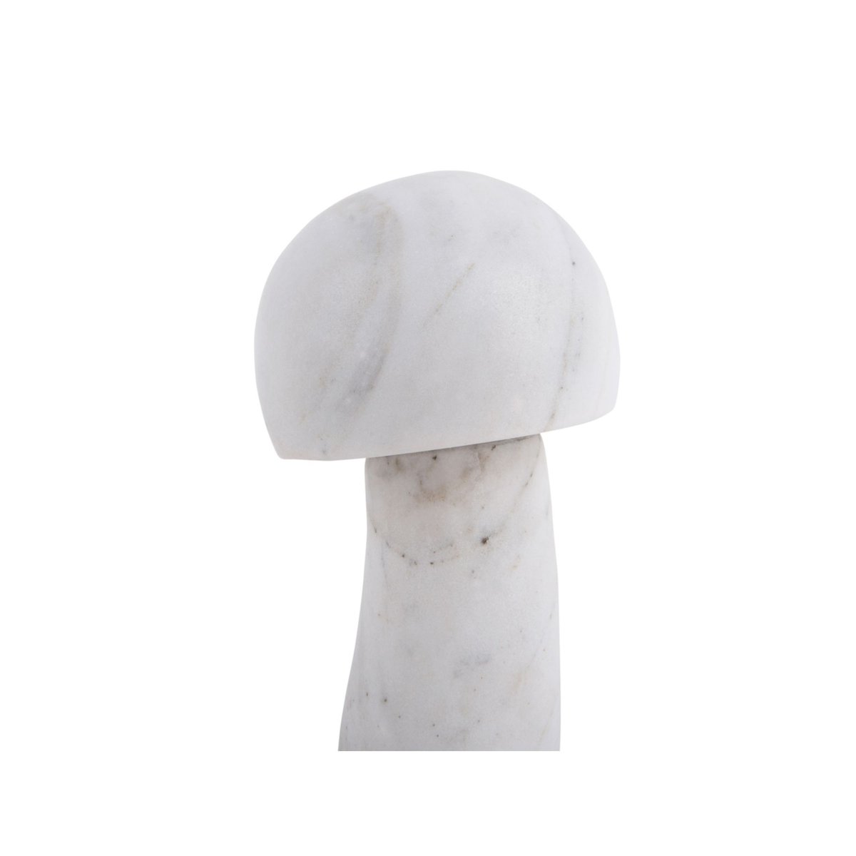 Ornement Marbre MUSHROOM SMALL blanc, PRESENT TIME
