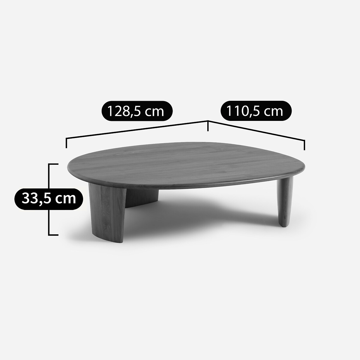 Table basse travertin, Guimel travertin, AM.PM