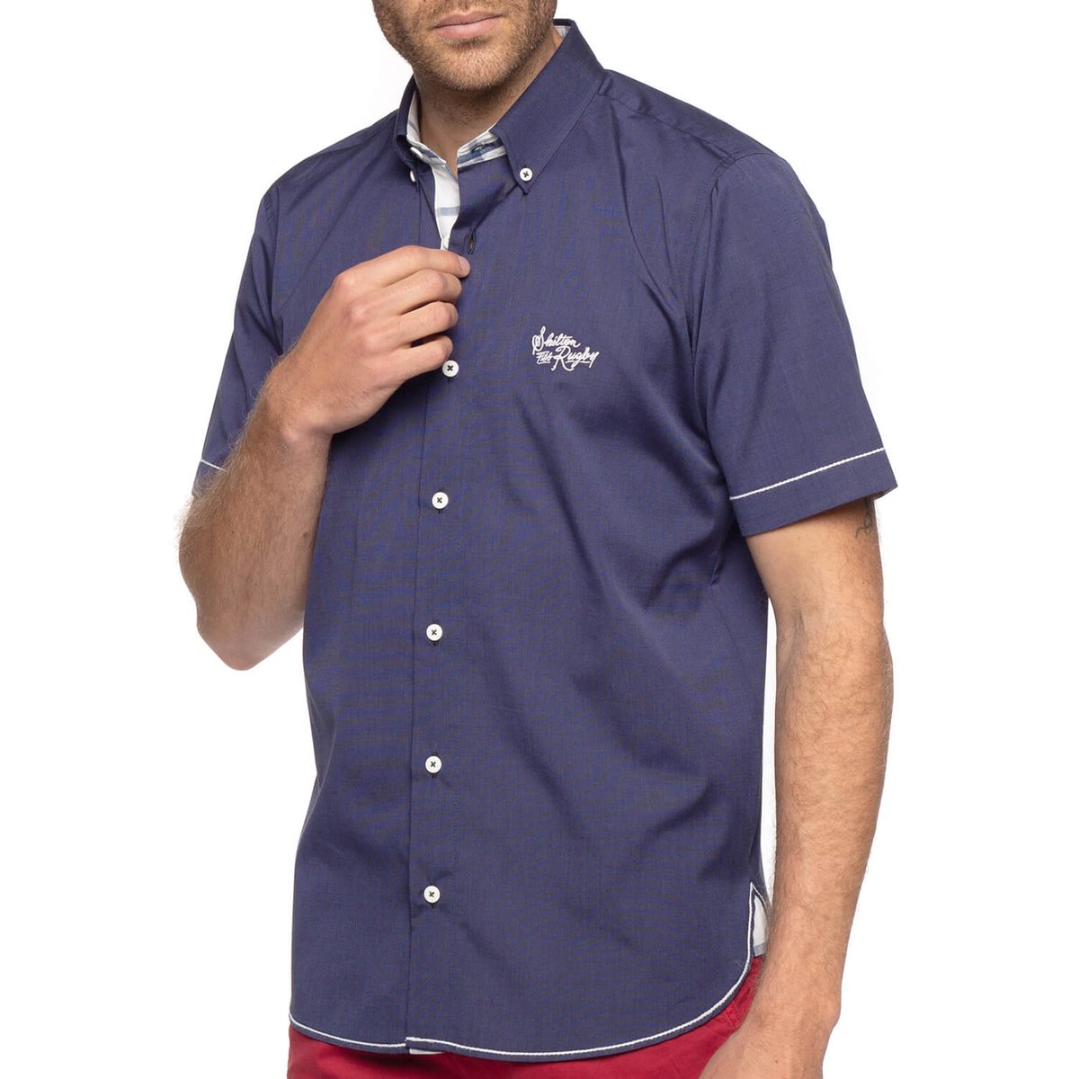 Chemise rugby flag Indigo sur Shilton : le vêtement Rugby Sportswear ! navy, SHILTON
