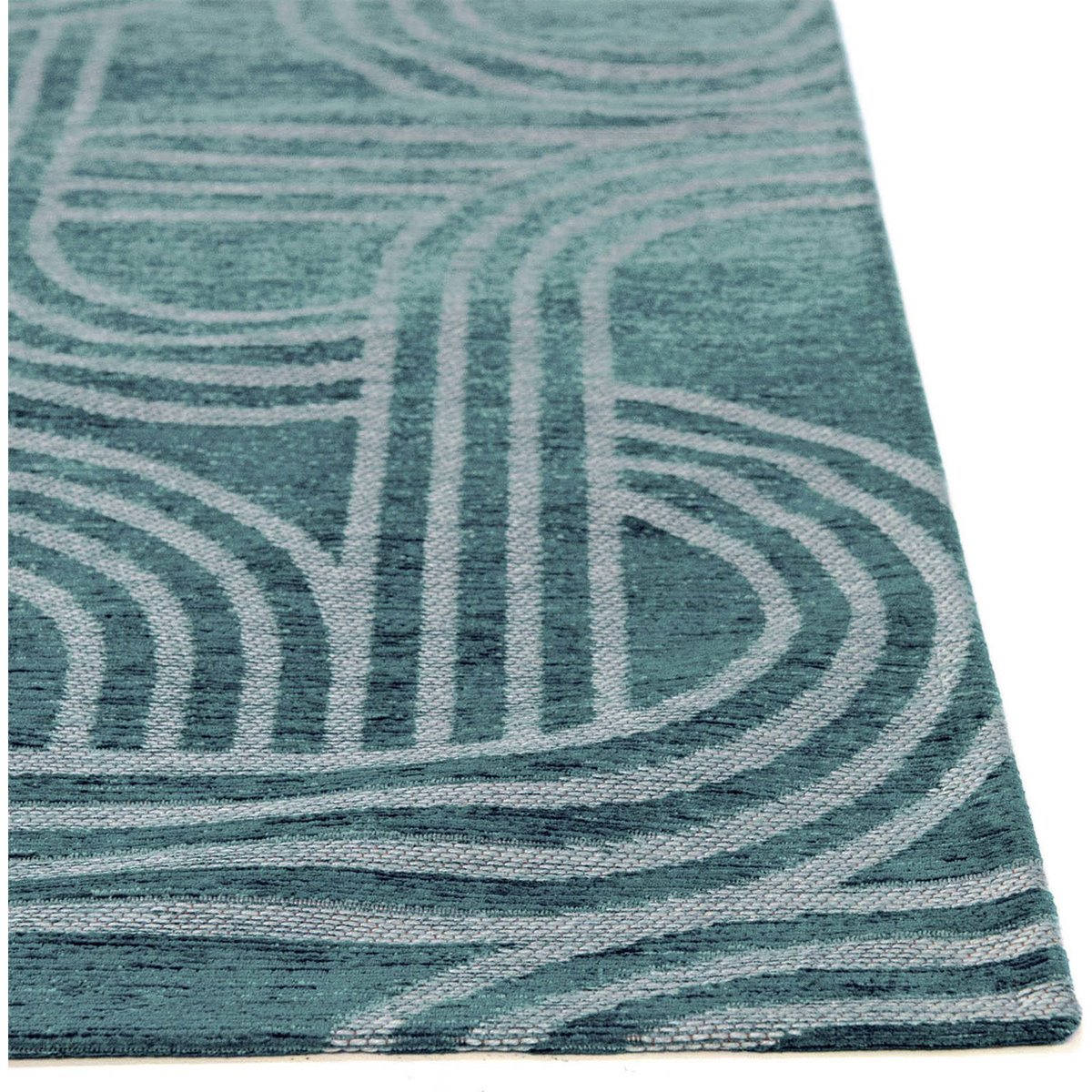 Tapis intérieur extérieur, DISCO bleu turquoise doux, RECOLLECTION