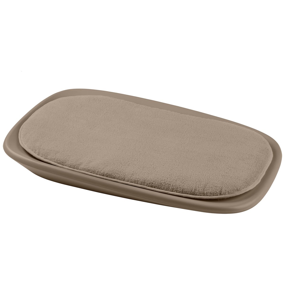Coussin en éponge pour matelas à langer taupe, NATTOU