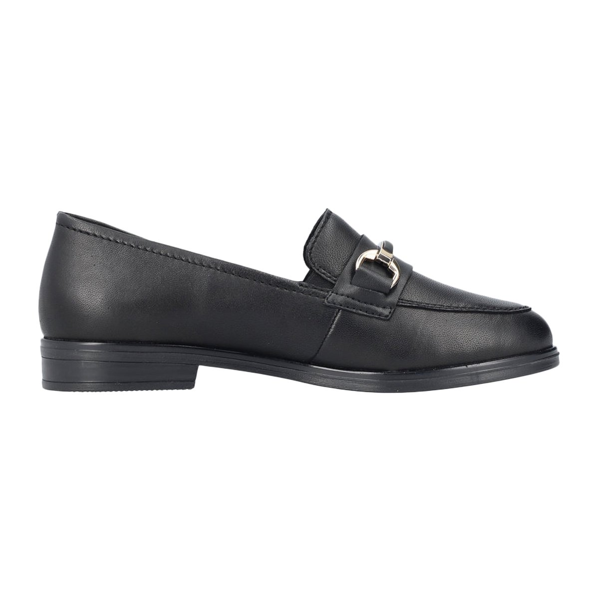Mocassin Cuir Turin noir, RIEKER