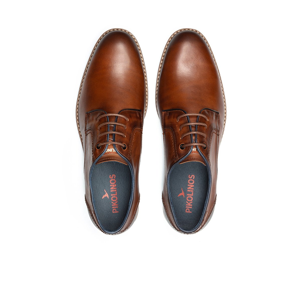 Chaussures à lacets cuir Leon cuero, PIKOLINOS