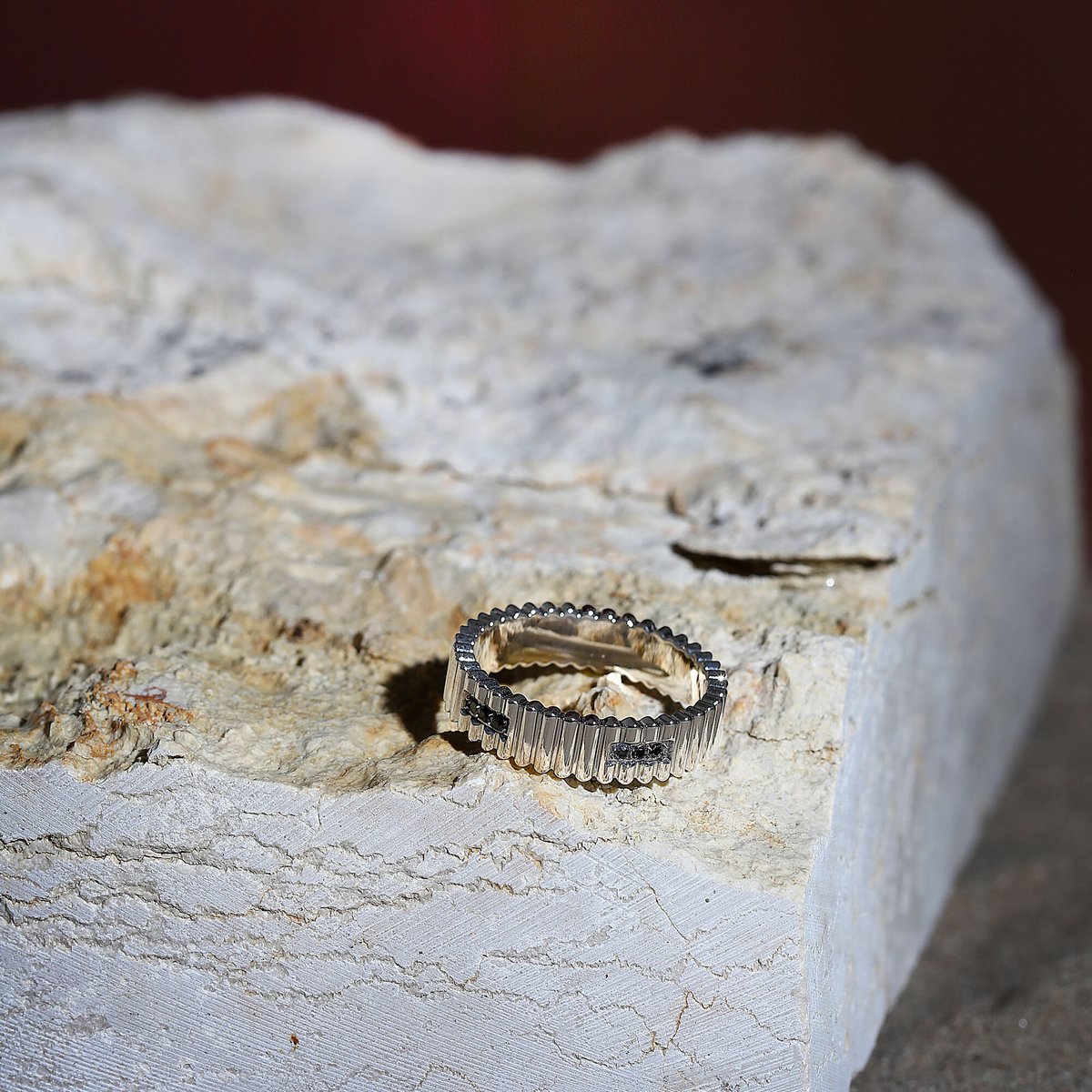 Bague en Acier, Pierre PP URBAN argent, MORELLATO