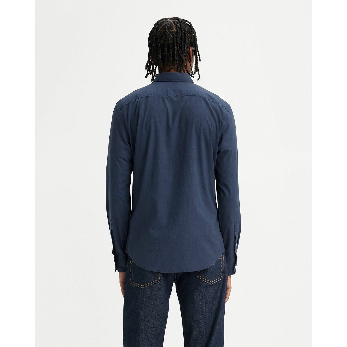 Chemise slim popeline bleu marine, LEVI'S